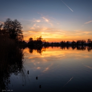Sonnenuntergang am Niederwiesenweiher